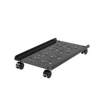 Support universel en métal pour ordinateur de bureau - Plateau de rangement mobile pour châssis d'ordinateur