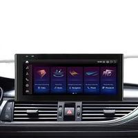 Écran Stéréo Android 10,25" 8 Go + 128 Go avec Navigation Radio Voiture pour Audi A6 C7 A7 2012-2018 et Autoradio Carplay