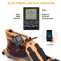 Rameur pliable magnétique en alliage Snode, silencieux, résistance réglable, écran LCD, équipement aérobie à faible impact, fitness domestique