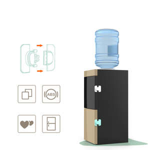 خزانة ملابس أطفال أطفال أطفال حديثي الولادة خزانة مقاومة للسحب خزانة ثلاجة بباب - Product Image 3