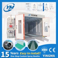 Cabina de Pintura Automotriz Profesional para Taller de Reparación de Carrocería