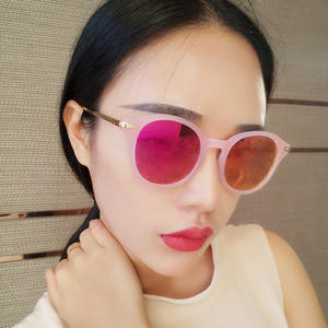 Nouvelles lunettes de soleil pour femmes, monture ovale, UV400, anti-reflets, film vert, lentilles AC, style rétro tendance, lunettes de conduite - Product Image 4