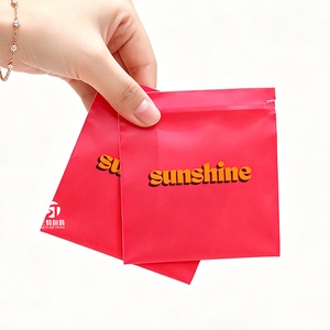 Custom Printed Underwear Press on <strong>Nails</strong> Packaging <strong>Pouch</strong> Frosted CPE Zipper Bags with Premium Color Printing - Product Image 1