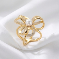 Clip tendance haut de gamme avec fleurs mignonnes, cadeaux personnalisés, texture tendance, rétro, ethnique, été, plaqué or