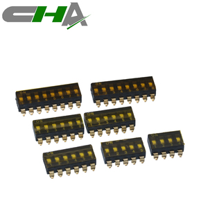Interruptor DIP de la serie <span class=keywords><strong>CDM</strong></span> de CHA Factory, interruptor DIP SMD mini de paso de 2.54 mm para máquina - Product Image 1