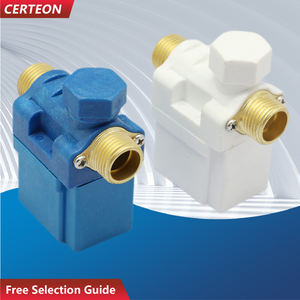 自动太阳能热水器阀门 G1/2 黄铜 DC12V AC220V 适用于热水系统 电磁阀 - Product Image 1