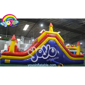 Parcours d'obstacles gonflable en bâche PVC de qualité commerciale pour adultes et enfants, avec souffleur et accessoires de réparation, utilisation intérieure et extérieure - Product Image 2