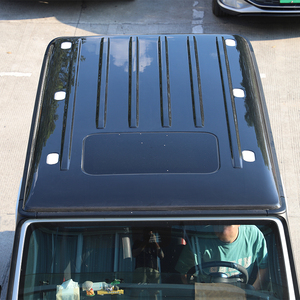 Kit de modification et de mise à niveau de voiture 2019-2024, panneau de protection en fibre de carbone pour le toit arrière, bande décorative pour Benz G63 W464 - Product Image 3