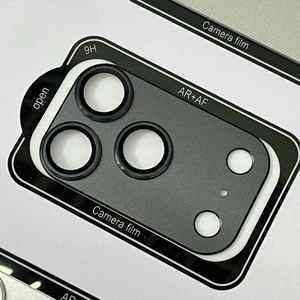 Protezioni per obiettivo per <span class=keywords><strong>fotocamera</strong></span> armatura in metallo 3D per <span class=keywords><strong>iPhone</strong></span> 17 air 16 15 14 <span class=keywords><strong>13</strong></span> 12 11 Pro Max HD custodia trasparente in vetro temperato - Product Image 1