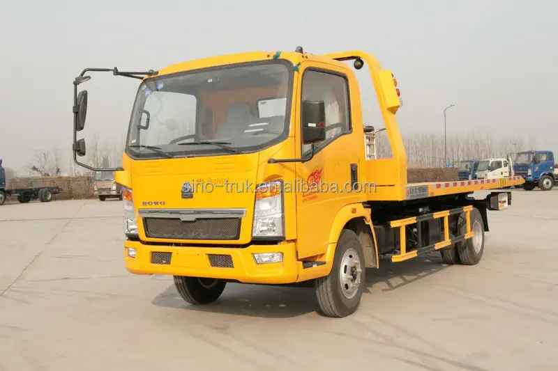 Flat Bed Road Removal Truck platform car carrier towing wrecker truck