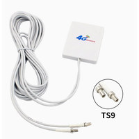 Routeur d'antenne portable à gain élevé pour tablette compacte, double interface 3G/4G/LTE/WIFI, connecteurs TS9, gain 8dBi