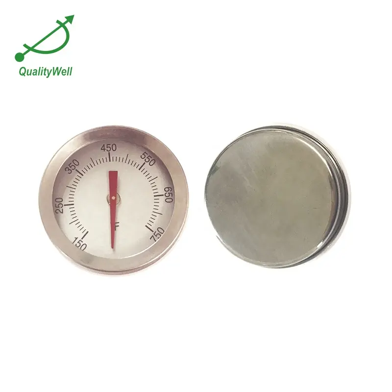 Kleine Ronde Oven Bimetaal Thermometer Inlay Installatie