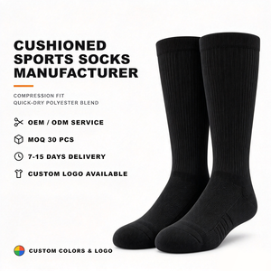 <b>White</b> Crew Sports <b>Socks</b> Cushioned Compression Fit Quick Dry Blend Athletic <b>Socks</b> for School and Training - Product Image 3