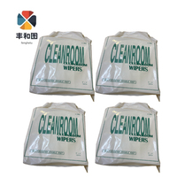 Penjualan Panas Lap Mikrofiber Sekali Pakai Bebas Debu untuk Industri, Pembersih Ruangan Bersih untuk Mesin Inkjet UV Nozzle 9*9 150pcs/bag