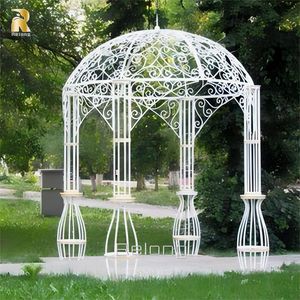 Decoración <span class=keywords><strong>de</strong></span> la boda al aire libre Gazebo <span class=keywords><strong>de</strong></span> <span class=keywords><strong>hierro</strong></span> <span class=keywords><strong>forjado</strong></span> Diseños Pérgola <span class=keywords><strong>de</strong></span> jardín para la venta - Product Image 5