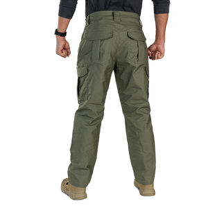 IDOGEAR FLEXタクティカルパンツ黒アジャスタビー弾性生地パンツアウトドア迷彩ズボン男性用カーゴパンツ - Product Image 5