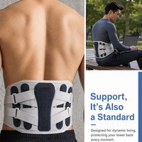 Cinturón de Rehabilitación para Hernia Discal Lumbar, Cinturón Abdominal Adelgazante, Cinturón de Soporte con Placa de Acero