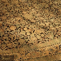 Tapis en polyester tissé LandScopeTech, style persan rétro, 8 mm, doux, agréable pour la peau, résistant à l'usure, anti-boulochage, rétractable