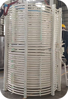 Bobina de Inducción de Cobre Refrigerada por Agua, Bobina de Horno de Inducción de Frecuencia Media para Fundición de Metales, Acero, Hierro y Cobre