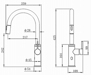 Производитель, умный кран 2022, автоматический смеситель для экономии воды, умный смеситель с изогнутым датчиком - Product Image 2