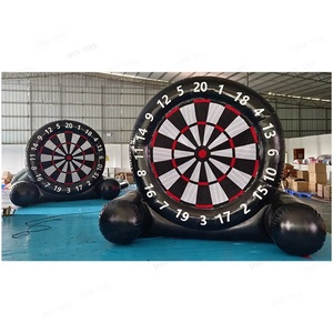 Tableau de fléchettes de football <span class=keywords><strong>CIMA</strong></span> de 10 pieds avec logo personnalisé, pour enfants, utilisation extérieure, location, en bâche PVC, jeu d'entraînement de football gonflable, modèle IFUN - Product Image 5