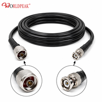 Câble coaxial à faible perte LMR400, assemblage N mâle vers BNC mâle 50 Ohm, pour test RF, mesure, extension d'antenne CCTV