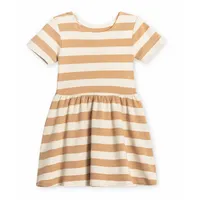 Пользовательский органический хлопок бамбук реактивная печать или однотонное детское платье для девочек дизайн платья для детей