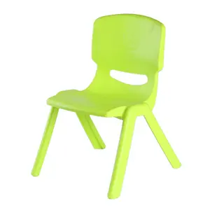 كرسي للأطفال قابل للتكديس بالبلاستيك رخيص الثمن بمقاس مخصص ، كرسي للظهر من البلاستيك مناسب للحفلات