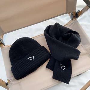 Outdoor <strong>Boys</strong> <strong>and</strong> Girls Kids Cute Warm Embroidery Printing Knitted <strong>Hat</strong> <strong>and</strong> <strong>Scarf</strong> <strong>Set</strong> for Unisex - Product Image 2