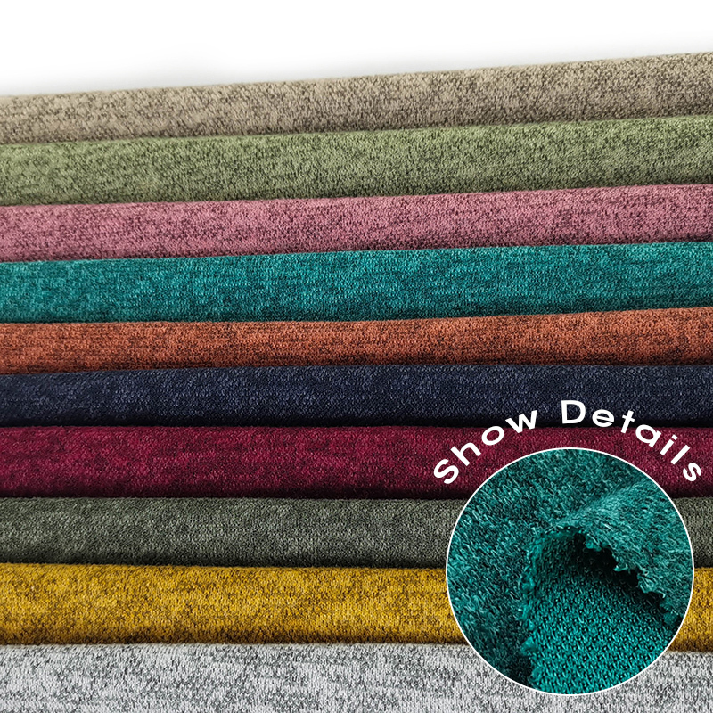 ESSE TEXTILE TR Ангорская Меланжевая эластичная гладкая окрашенная ткань tela hacci Трикотажная майка спандекс
