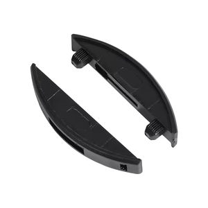 GQK GL0203 ตัวเชื่อมต่อแบบสองในหนึ่งเดียวที่มองไม่เห็น ทำจากพลาสติก P14 ส่วนที่ยึดติดแน่น P15 ส่วนที่ถอดออกได้ มุมโค้ง 45 องศา รูปทรงเบโกเนียฮอร์น เคสเซนตร์ ไม่มีรู - Product Image 2