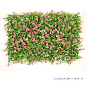 Venta al por mayor plantas de simulación césped artificial jardín hogar paisaje decoración plástico plantas verdes artificiales pared verde al aire libre - Product Image 3