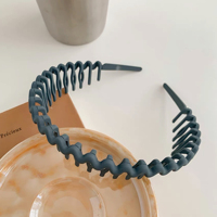 Bando sisir matte, bando plastik wanita gadis untuk mencuci wajah dan makeup