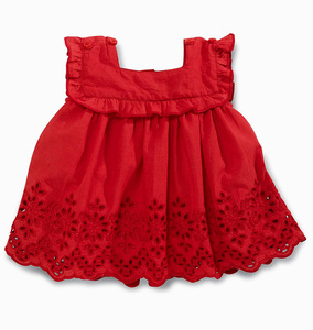 Modisches Mädchen-Set: Weiches Rotes Tutu-Kleid und Shorts, Baby-Strampler 2-teilig - Product Image 3