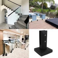Prix bas : Spigot en acier inoxydable pour balustrade en verre, garde-corps de balcon et rampes de terrasse