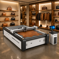 Máquina de Corte de Cuero CNC con Alimentación Automática para la Industria de Fundas de Asientos de Automóviles, Zapatos y Bolsos, con Cámara