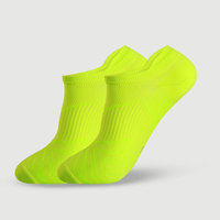 Chaussettes personnalisées Chaussettes de compression en coton de couleur bonbon Chaussettes de sport, de cyclisme, de course à pied, pour hommes et femmes