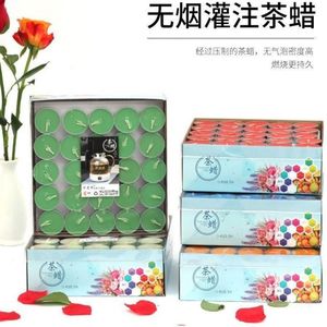 เทียนชาซีเปปไทด์ 40 ชิ้น สีแดง สีม่วง สีเขียว สีชมพู สำหรับงานเลี้ยงน้ำชา บรรยากาศโรแมนติก - Product Image 3