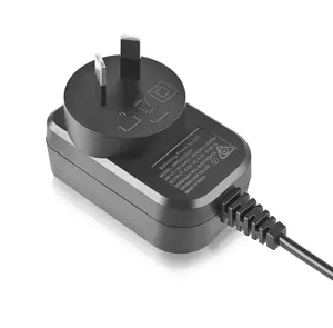 Certificat SAA 12V 24V 36V adaptateur secteur 1A 1.2A 1.5A 2A 2.7A 9V 15V 17V 19V 21V 25V 26V 29V 32V alimentation à découpage 12V 2A