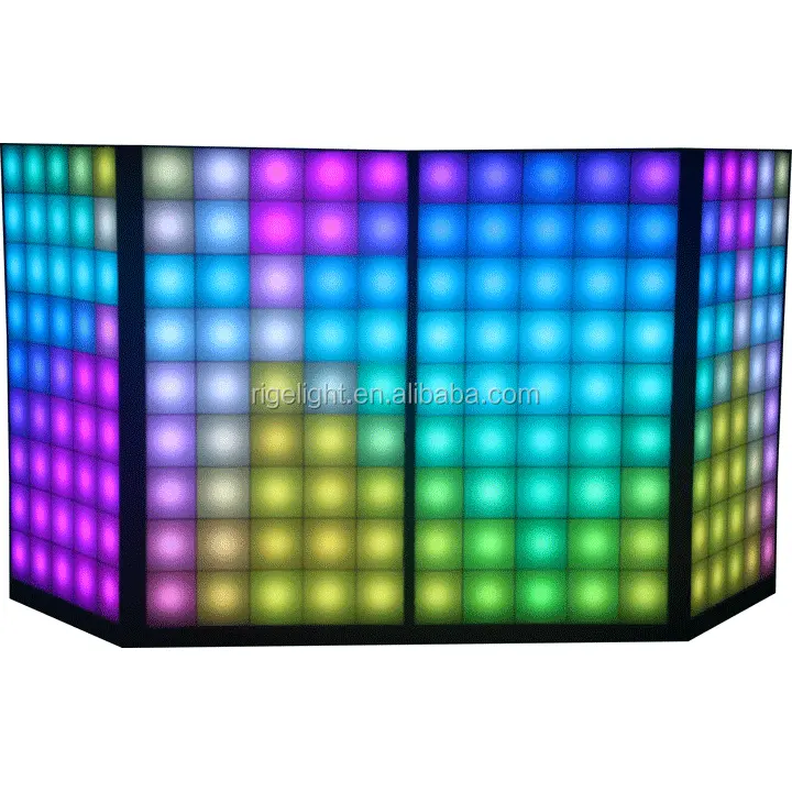 الصين أعلى جودة DMX LED RGB لوحة LED الرقمية منصة DJ الواجهة للمرحلة شاشة مستأجرة خلفية