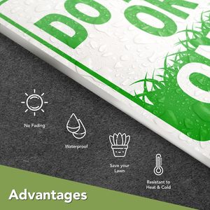 Enseigne de cour extérieure étanche H Stake Enseigne de cour en plastique Pp Enseigne de cour immobilière - Product Image 4