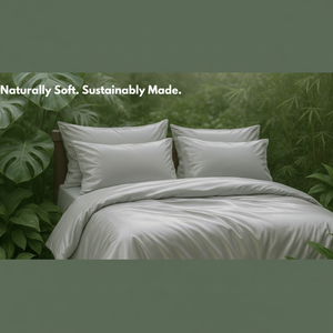 100% Organic Eucalyptus Lyocell <b>Cooling</b> <b>Bed</b> <b>Sheets</b> 300TC-400TC Fitted <b>Sheet</b> Set - Product Image 1