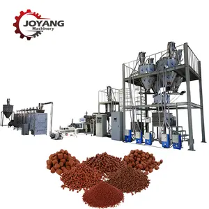 1 - 6 Ton Per Hour Large Capacity Wet Extrusion Twin Screw Extruder Floating Fish Feed Processing Machinery