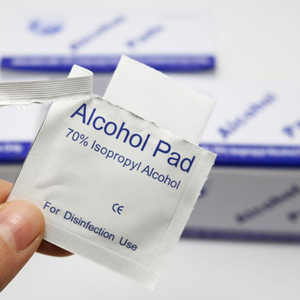 Almohadillas estériles de <span class=keywords><strong>alcohol</strong></span> isopropílico 70 por ciento antiséptico para cuidado médico y doméstico - Product Image 4