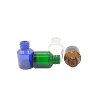Flacon de luxe Kingboone 10 ml en verre pour shampoing et lotion cosmétique avec pompe à vis à épaule inclinée et impression sérigraphiée