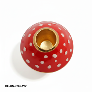 <b>Mushroom</b> Inspired Candle Holder Charming Nature Themed <b>Decorative</b> Accent Perfect For Living Room Bedroom Garden - Product Image 6