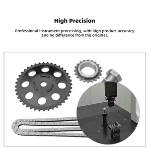 Kit de chaîne de distribution robuste, assemblage complet avec tendeur, guides et pignons, pour la reconstruction du moteur <span class=keywords><strong>DFSK</strong></span> DK13-VVT 1.3L - Product Image 5