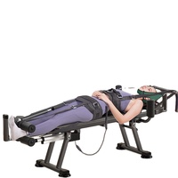 Machine électrique d'étirement corporel complet avec traction cervicale et lombaire, banc de décompression vertébrale réglable pour usage domestique