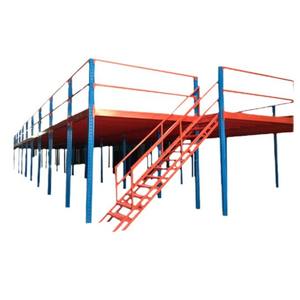 Cloison en acier de construction à deux étages personnalisée Plate-forme de grenier à étagère à 5 couches pour le fabricant d'entrepôts d'usine en gros - Product Image 3