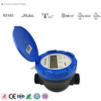 Compteur d'eau à ultrasons en nylon IP68 avec écran LCD R800, LoRaWAN, NB-IoT, M-Bus, RS485, Pulse LORA – Vente Flash